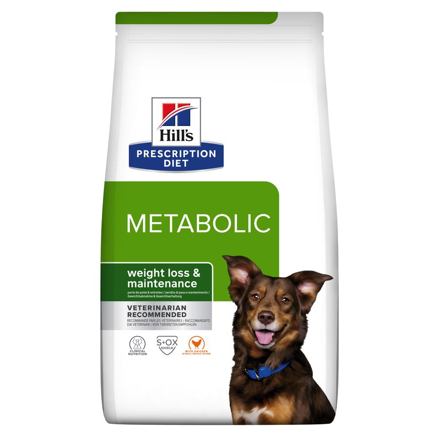 Hills Canine Metabolic Dog Food 12kg. On Sale at